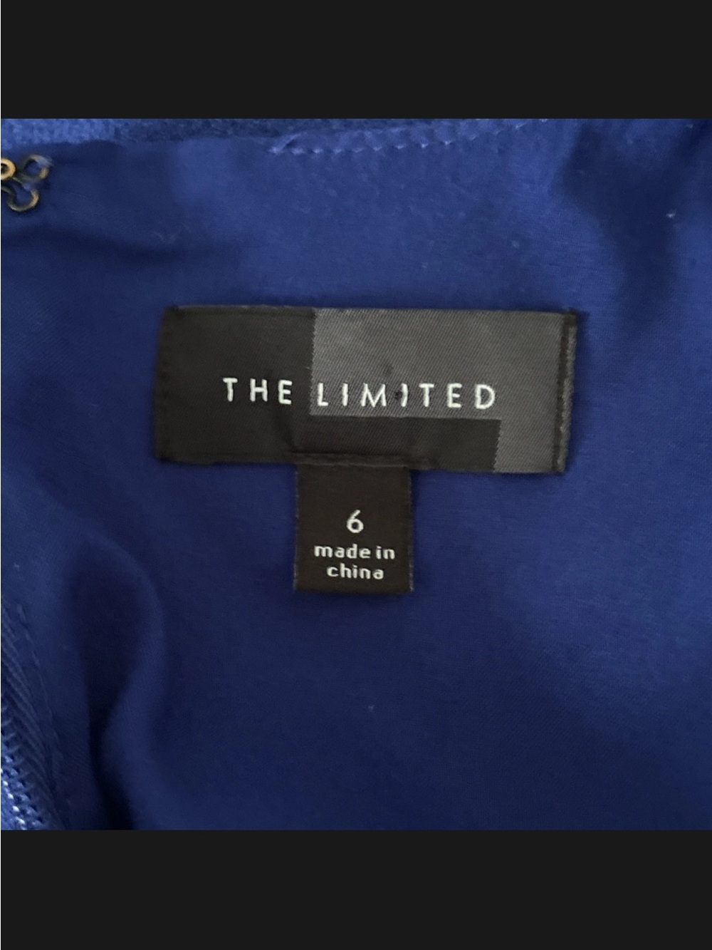Classic Royal Blue Ruffle-Sleeve Dress - Picture 5 of 6